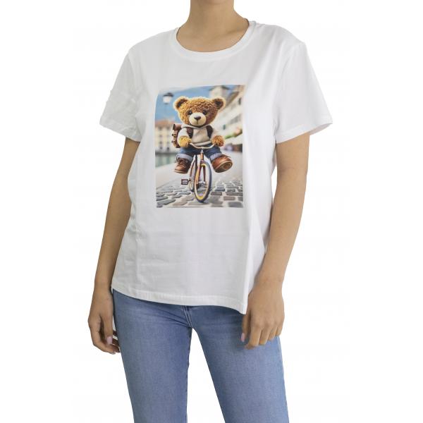 t shirt con orsacchiotto